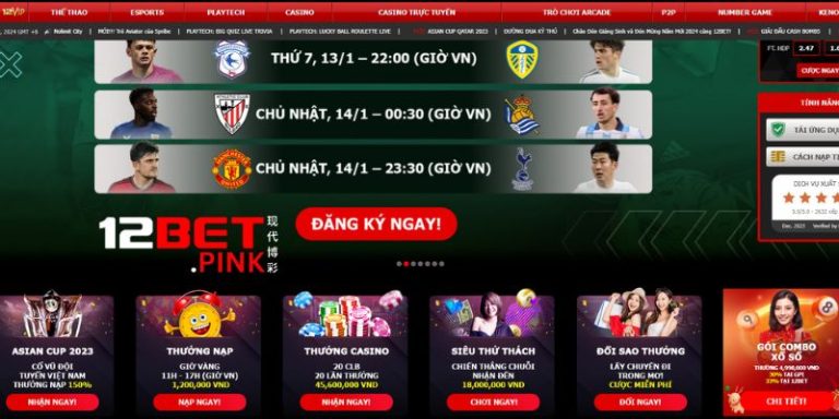 12Bet - Chuyên gia Cá Cược Đẳng Cấp, Uy Tín Hàng Đầu Châu Á