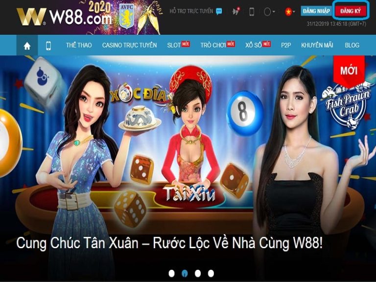 Đăng Ký W88 để cá cược online tại nhà cái uy tín và nhận thưởng lớn