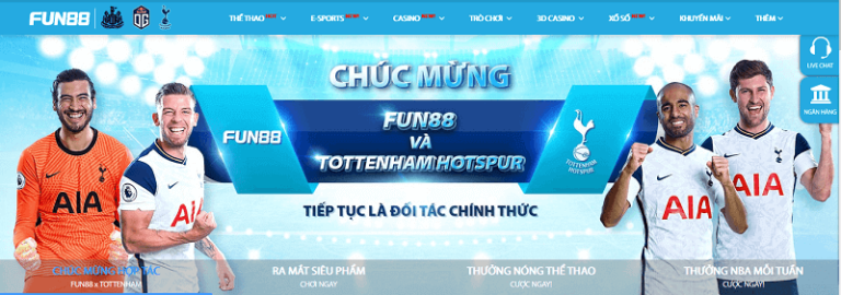 Cá độ bóng đá chiến thắng tại Fun88