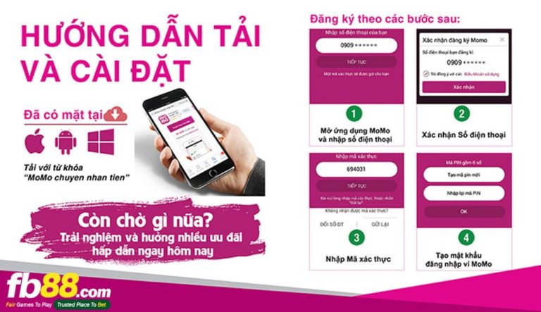 Hướng Dẫn Nạp Tiền Bằng MoMo Vào FB88.COM - Nhà cái FB88