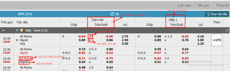 Cách Đọc Kèo Tài Xỉu Bóng Đá Tại W88 (Chi Tiết Nhất)