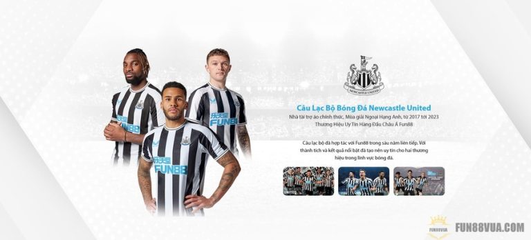 Fun88 tài trợ Newcastle United FC