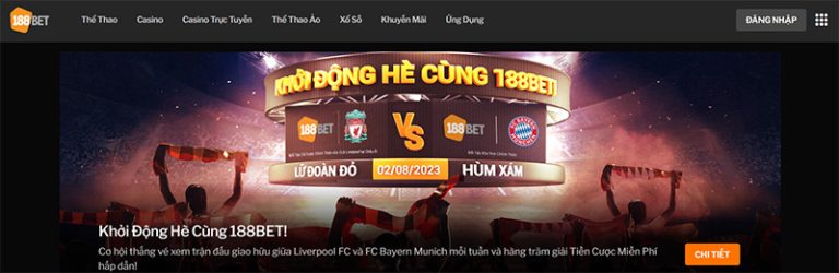 Cá độ bóng đá tại 188bet