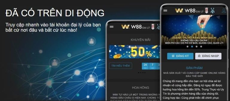 Đăng ký làm đại lý W88 Affiliate