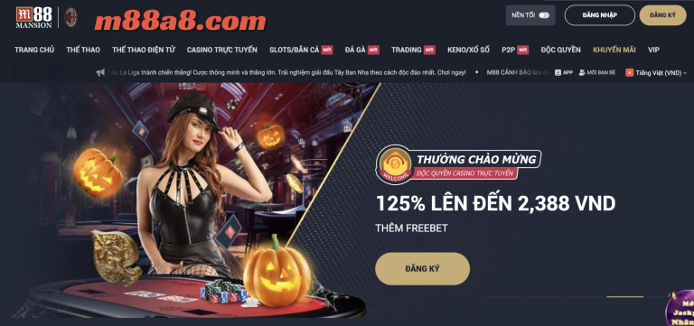 Khuyến mãi M88 – Thưởng đến 188% chào mừng thành viên mới