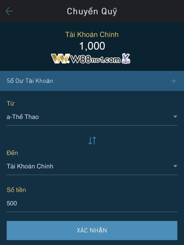 Rút Tiền W88